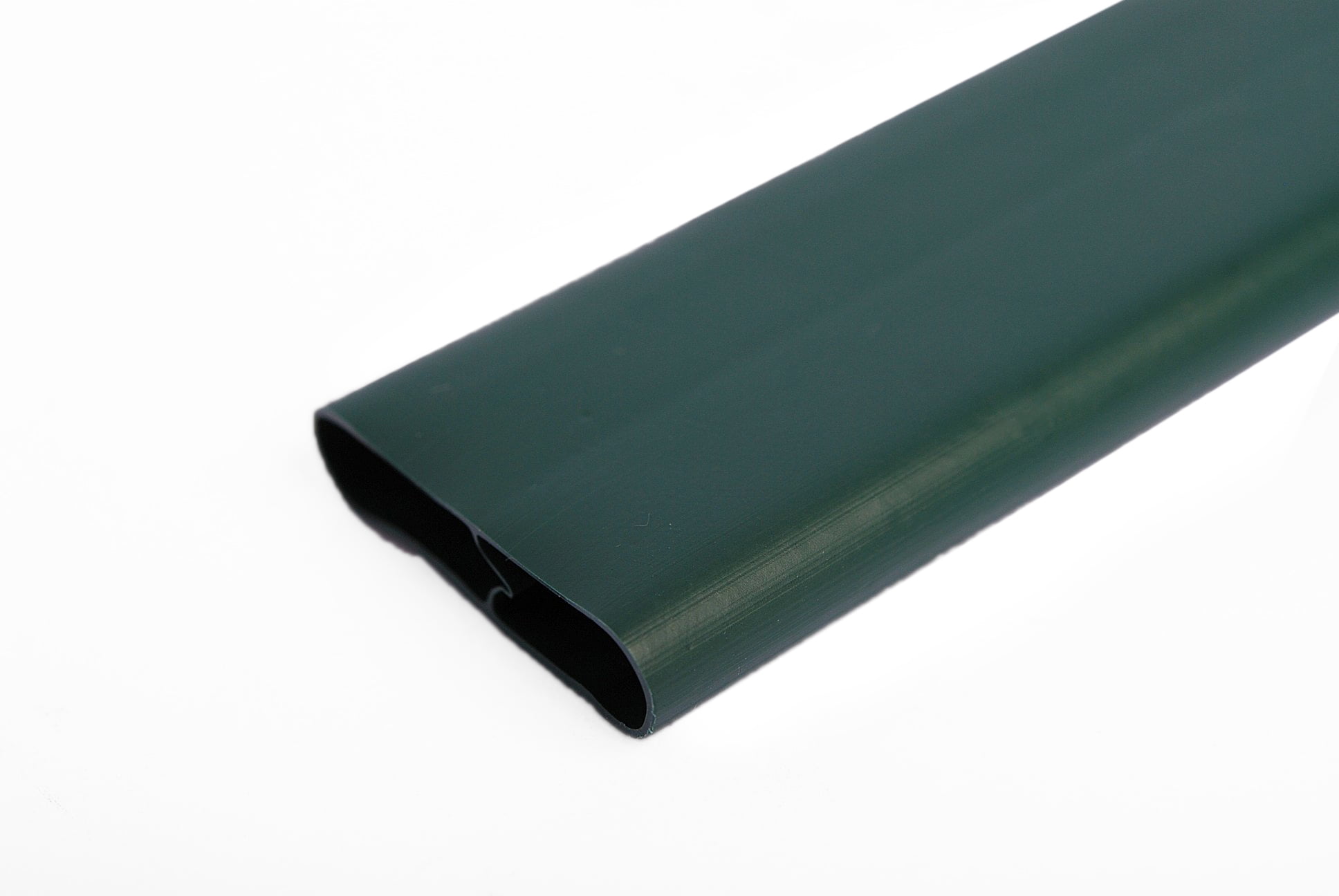 Tube Slats Made in America Privacy Inserts for Chain-Link Fence, Double-Wall Vertical Bottom-Locking Slats for 6' Fence Height (Green) 6ft Green