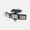 thumbnail image 3 of Luz solar dividida para exteriores, luz de jardín, luz de calle separada para interiores y exteriores, luz de jardín con sensor humano, 3 of 9