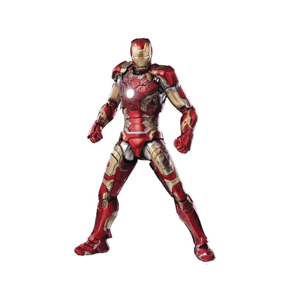 ThreeZero Marvel: Avengers - Iron Man MK43 Battle Damage DLX 1/12 Scale Action Figure