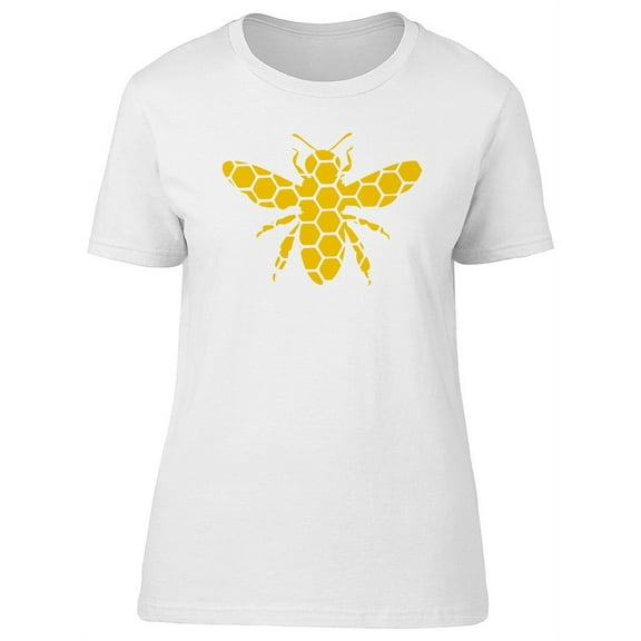 Beautiful Bee Silhouette T-Shirt Women -Image by Shutterstock, Female Medium