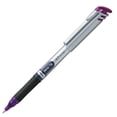 thumbnail image 3 of Pentel EnerGel Bol&iacute;grafo de Gel L&iacute;quido, Punto Fino, 0.7 mm, Cuerpo Plateado, Tinta Violeta, Caja con 12 Piezas, BL17-V, 3 of 5