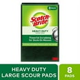 thumbnail image 2 of Scotch-Brite Heavy Duty Scour Pads, 8, Green, 2 of 3