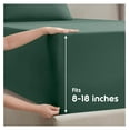 thumbnail image 4 of Twin Sheets Set - 3 Piece Twin Bed Sheets, Deep Pocket, Hotel Luxury, Extra Soft, Breathable and Cooling, Dark Green Sheets for Twin Size Mattresses, 4 of 9