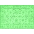 thumbnail image 1 of Ahgly Company Indoor Rectangle Oriental Emerald Green Traditional Area Rugs, 7' x 10', 1 of 4