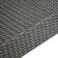 thumbnail image 7 of Muse & Lounge Co. Fields Outdoor Patio Coffee Table in Gray PE Wicker / Rattan, 7 of 7