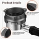 thumbnail image 2 of 54mm Dosing Funnel and Puck Screen Set, Black, 2 of 5
