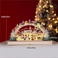 thumbnail image 4 of Injueey Iluminación navideña de madera para casa, escena de bosque, decoración de pueblo, funciona con pilas, ornamento de de Navidad para Kits de decoración para fiestas, 4 of 6