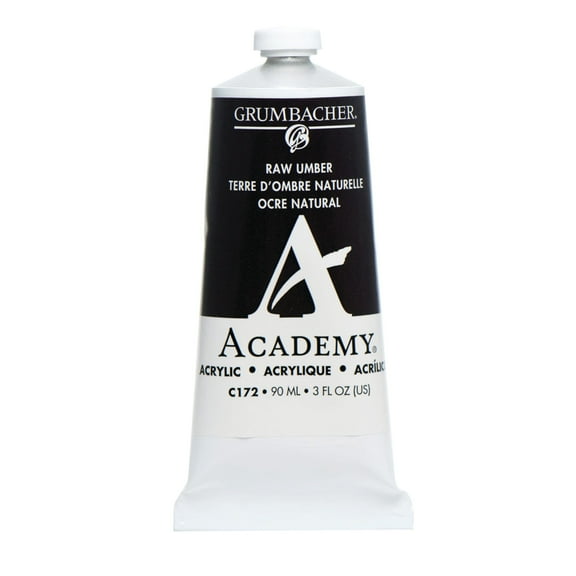 Grumbacher Academy Acrylic, 90ml Tube, Raw Umber