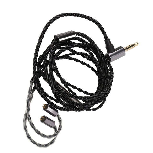 Headphone Cable, Comfortable Earphone Upgrade Cable With Microphone For 2 Pin 0.78mm Connector Jack