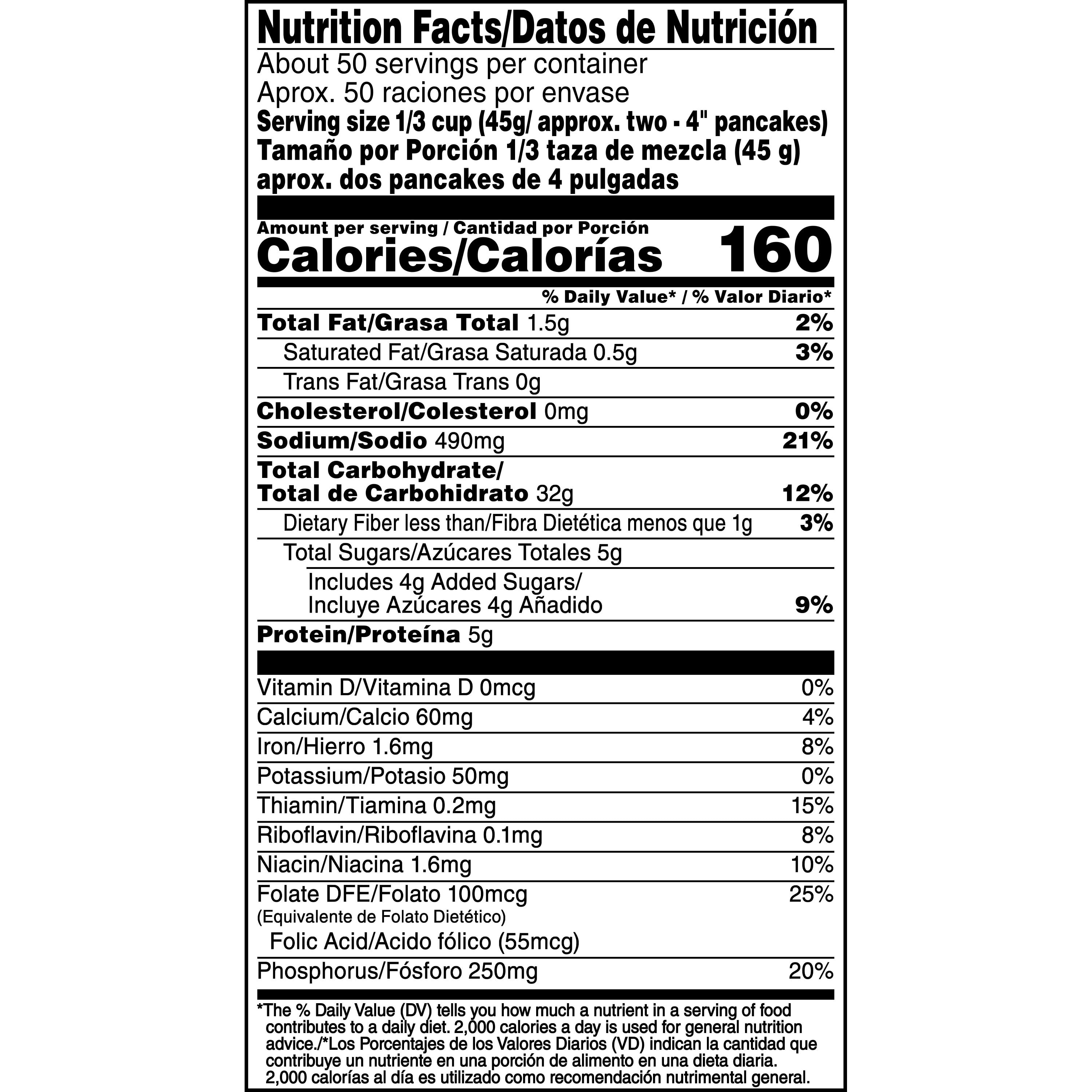 Aunt Jemima Buttermilk Complete Pancake &amp; Waffle Mix 80 oz. Box
