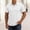 White, variant on BVnarty Men's Solid Color Short Sleeve Camp Collar Shirt Breathable Casual Summer Daily Wear Business Casual Outing Top Coffee S