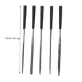 thumbnail image 3 of UPGRATOR Filing Tool Set 5Pack Black Alloy Files for Wood Working Hand Tools 14x0.7x0.7in, 3 of 7