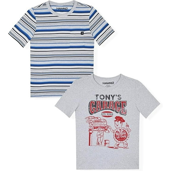 Tony Hawk Boys 2 Pack Graphic T Shirts , Size 8-16