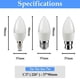thumbnail image 3 of Minibombilla LED para sala de estar y habitación de niños, lámpara de vela E14, E27, B22, AC110V, AC220V, 3W-7W, lumen Ultra alto, sin parpadeo, 3 of 4