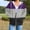 Purple, variant on Pullovers for Women Sweat Shirt for Women Long Sleeves Full Zipper Pocket Outerwear with Drawstring Oversized Comfortable Pullover Color Blocking Gym Athletic Fall Winter Clothing Light Blue S