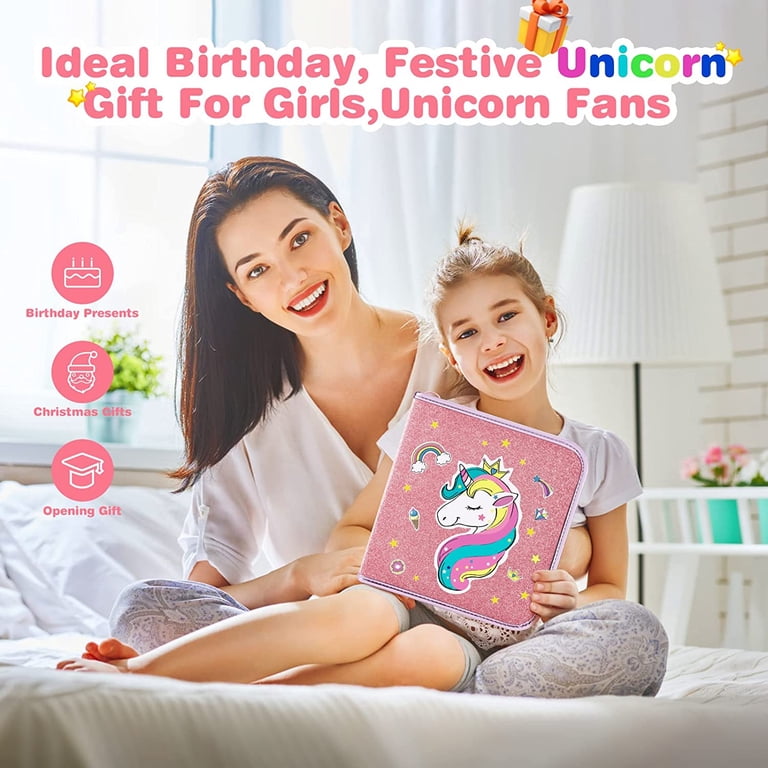 JYPS 53-Piece Fruit Scented Art Supply Set with Unicorn Case photo 4