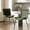 Green, variant on Dining Chairs Set of 4, Modern Armless Side Chairs Faux Leather Cushion Seat for Home, Kitchen, Living Room, Bedroom, Restaurant. Brown