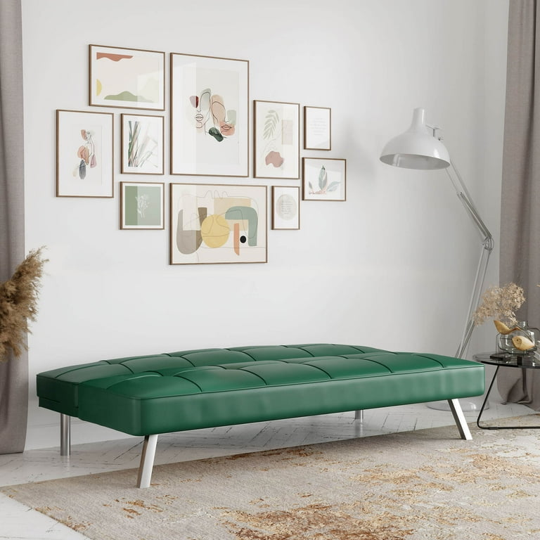Serta leather futon online