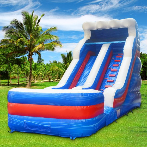 GOOSH 10' x 26' Inflatable Water Slide with Air Blower, Commercial