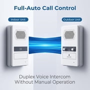 CCNZZITSHT Wireless for Home, 656ft Long Range House Intercom System, Room to Room Intercom, Counter Window Intercom System