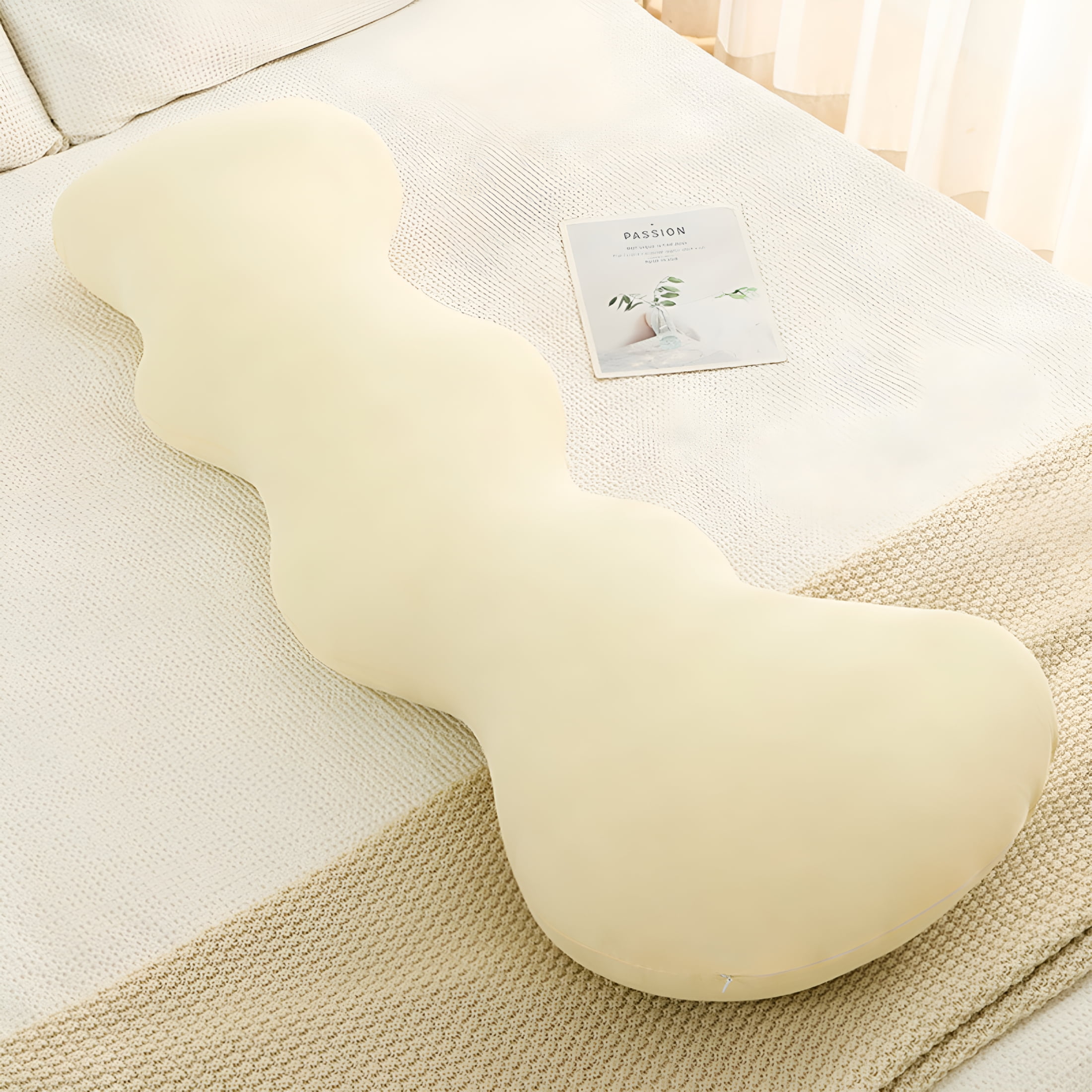 XIBUFE 2026 New Cool Body Pillow for Adults Extra Long Pillow for Bed Shredded Memory Foam Full Pillows for Bedroom, Sleep, Side Sleeper, Pregnancy, Home Use