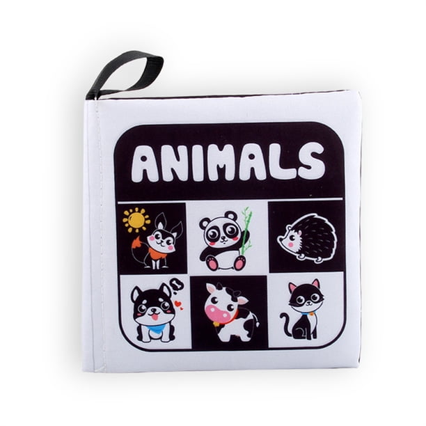Bebé Libros de palma de la palma Aprendizaje temprano Educativo Cognice Tela Bañera Ducha Padre-niño Interactivo Colorido Capacitación Regalo Animal Aprendizaje seitruly FN001414-02
