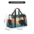 thumbnail image 3 of Bingfone Cartoon Iceberg Bald Eagle Print Travel Duffel Tote Bag,Waterproof Shoulder Weekender Bag For Women and Men Swim Sports Travel Gym Bag，Foldable and expandable bag Lightweight, 3 of 7