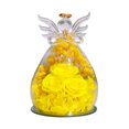 thumbnail image 1 of Eternal Rose Bouquet In Glass Dome With Angel Preserved Flowers For Valentine's, 1 of 6