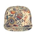 thumbnail image 2 of Haiem Floral With Birds And Fantasy Flowers Classic Snapback Cap Flat Bill Hat Baseball Cap Adjustable Size Cotton Dad Hat, 2 of 9