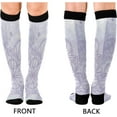 thumbnail image 2 of GZHJMY Mandala Compression Socks, Women Men Long Stocking (20-30mmHg), Travel Knee High Stockings for Athletic Sports,Running,Cycling,Nursing, 2 of 7