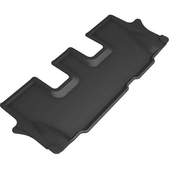 3D MAXpider Custom Fit Kagu Floor Mat (Black) Compatible with Kia Telluride 2020-2025 - Third Row