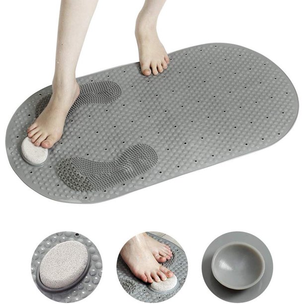 Tayyakoushi Original Bath Tub Mat, NonSlip Shower Mat with Suction Cup