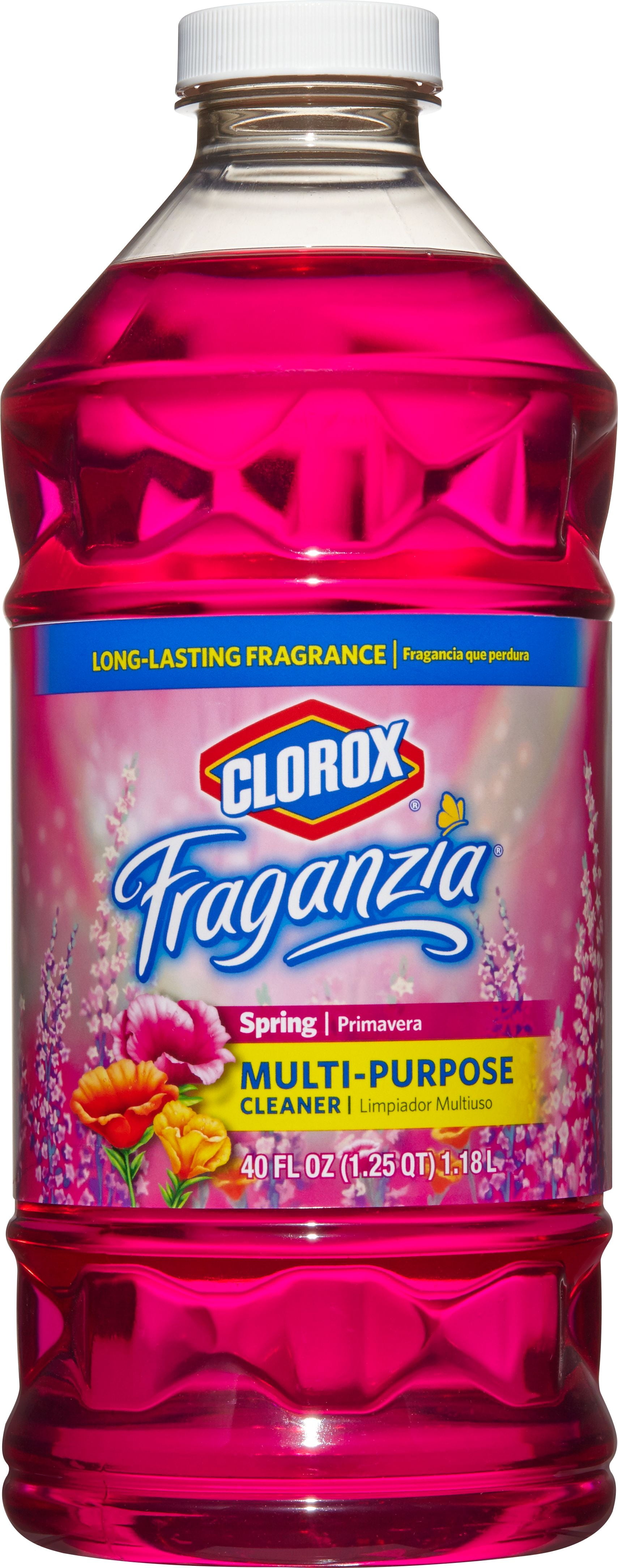 Clorox Fraganzia MultiPurpose Cleaner, Spring, 40 Ounces