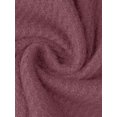 thumbnail image 5 of INSPIRE CHIC Womens Zipper Robes Front Open Knit Short Bathrobe Collarless House Coat with Pockets Soft Nightgown 2XL Taro Purple, 5 of 6