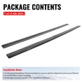 thumbnail image 5 of Ikon Motorsports Side Skirts Extention Compatible with 2008-2017 Audi S5 / A5 / A5 S-Line, Unpainted Black PU Rocker Panel Splitter Side Spoiler 2PCS, 5 of 8