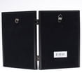 thumbnail image 2 of 5x7 Hinged Double Simply Black Picture Frame, 2 of 4