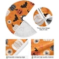 thumbnail image 2 of FMSHPON Halloween PatternBats Pumpkins Xmas Christmas Tree Skirt Stand Mat for Holiday Party Decoration Indoor Outdoor 48 inches, 2 of 6