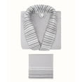 thumbnail image 2 of Koza Home Limira 2 Piece Set Gray Cotton 1 Bathrobe L-XL 1 Dowry Towel 50x90 2237 L-XL, 2 of 7