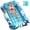 Blue, variant on Pool Floats Adult,76" x 48" XL Inflatable Tanning Pool Lounger Float with Pillow,4 in 1 Suntan Tub Sunbathing Raft Floatie Water-Filled Mattress Pool Ball Pit,Perfect for Lake River Party & Relax