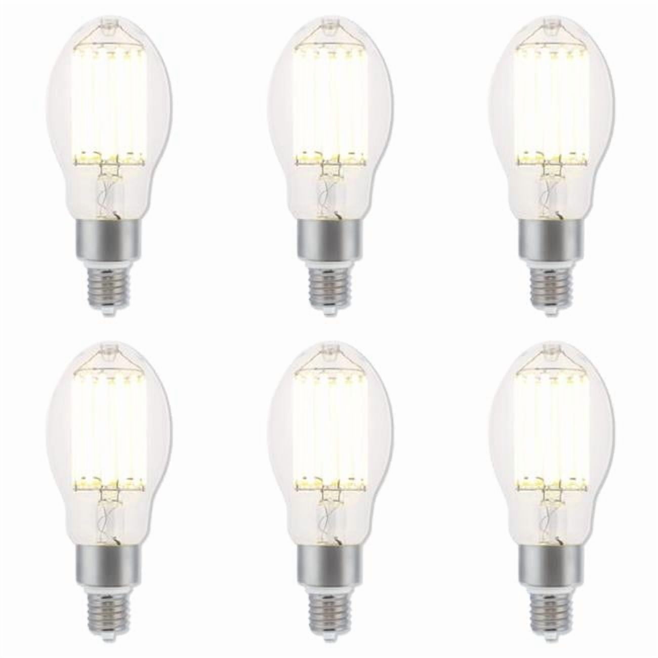 Westinghouse Lighting 5267020 65 Watt (400 Watt HID Equivalent) ED37 Daylight High Lumen Filament LED Light Bulb, EX39 Mogul Base, 6 Pack