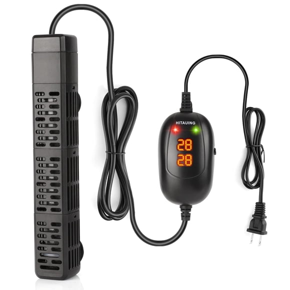 Calentador de acuario HiTauing de 200 W sumergible para tanque de 75-150 litros