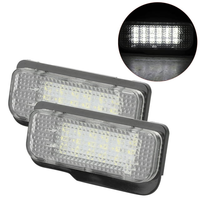 Luz de matrícula LED Jadeshay 2 piezas 6000 K