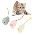 thumbnail image 1 of Juguete De Ratón De Peluche, Divertido Juguete De Ratón De Gato Interactivo Suave Para Gatos, 1 of 7