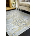 thumbnail image 6 of Couristan Calinda Samovar Gold-Silver-Ivory Runner Rug, 6 of 6
