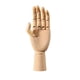 thumbnail image 5 of Figura de maniquí de mano izquierda de madera, herramienta de dibujo, decoración de escritorio, versátil Pequeño, 5 of 9
