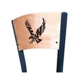 thumbnail image 2 of Holland Bar Stool  36 in. L038 - Black Wrinkle Eastern Washington Swivel Bar Stool with Laser Engraved Back, 2 of 2