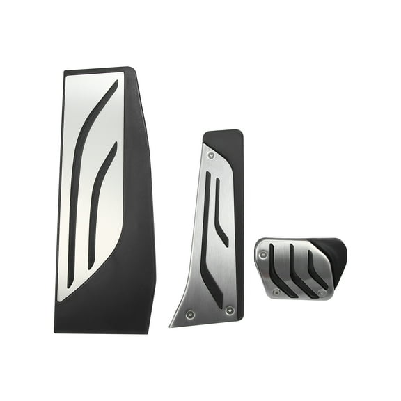 Unique Bargains 3Pcs Accelerator Pedal and Brake Pedal Cover Set for BMW 1 2 3 4 Series F20 F21 F22 F23 F30 F31 F32