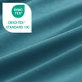 thumbnail image 4 of Exclusivo Mezcla Twin Bedding Duvet Cover Set, 2 Pieces Lightweight Comforter Cover with Pillow Sham (Light Green and Teal), 4 of 8