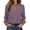 Mocha Grey Purple, variant on WIHOLL Blouses for Women Lace V Neck Long Sleeve Shirt Boho Dressy Casual Fall Tops Mocha Grey Purple