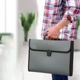 thumbnail image 4 of Lojalitet Carpeta con Compartimento para maletín portátil Financiero Bolsa para órganos de Gran Capacidad Simple,Gris, 4 of 5